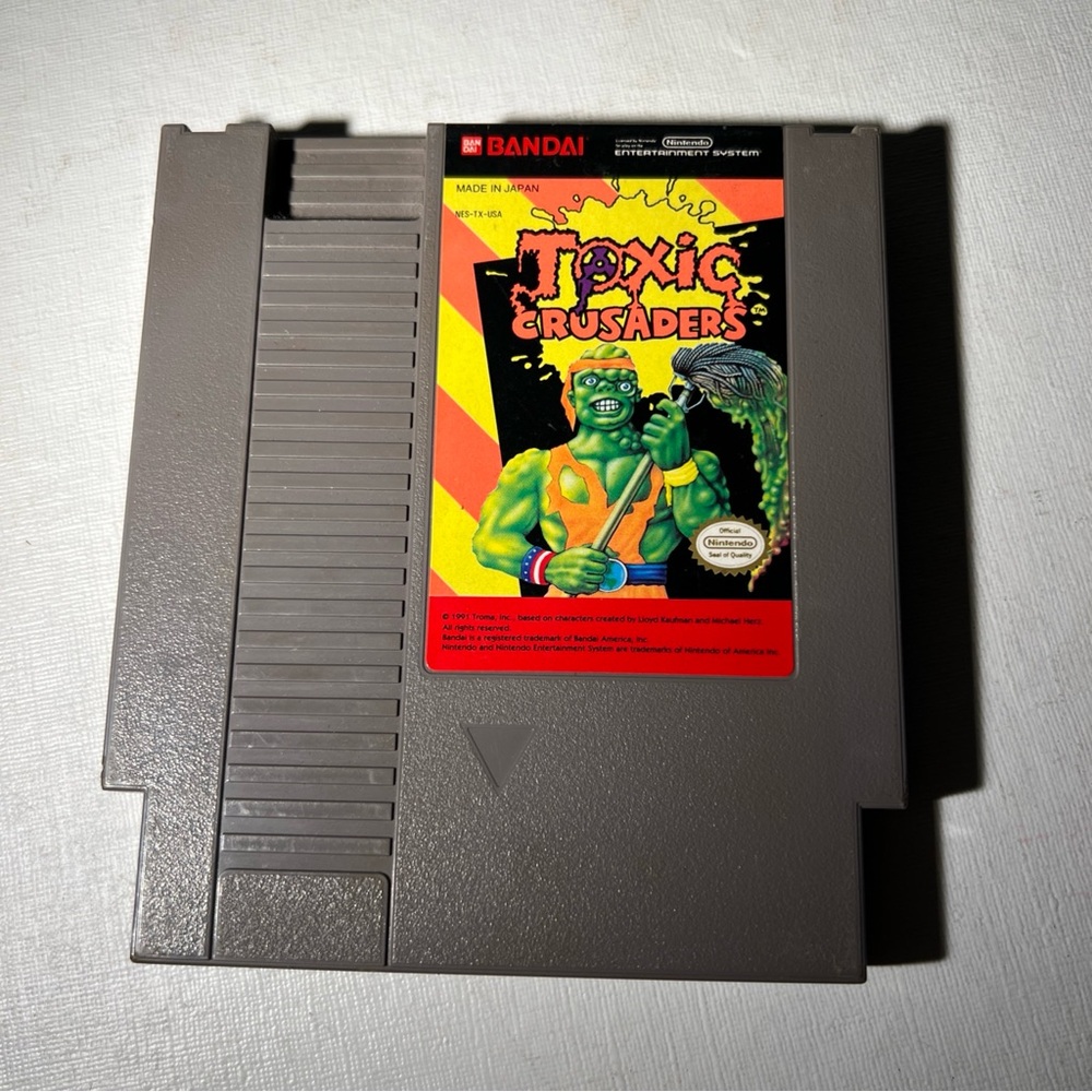 Toxic Crusaders Nintendo Entertainment System NES Authentic